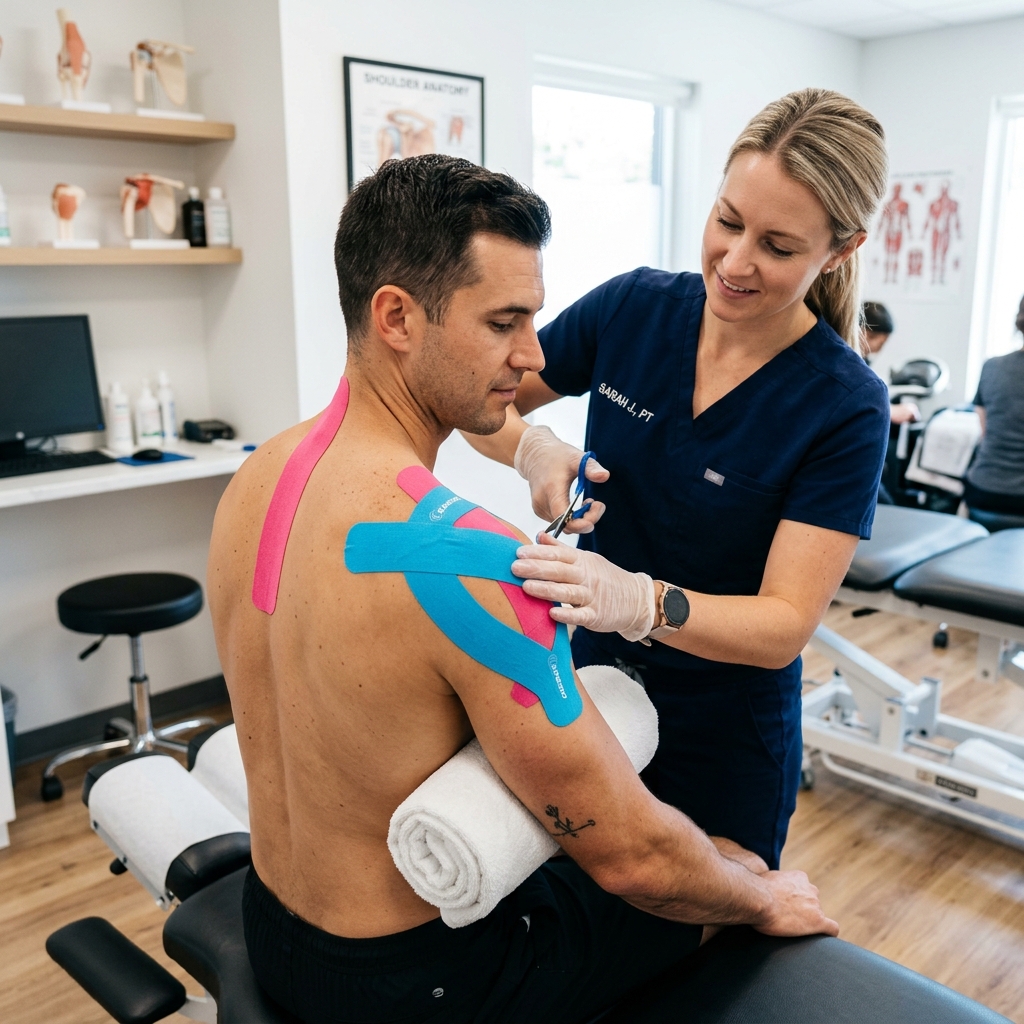 Kinesio Taping Session at Vitality Clinic
